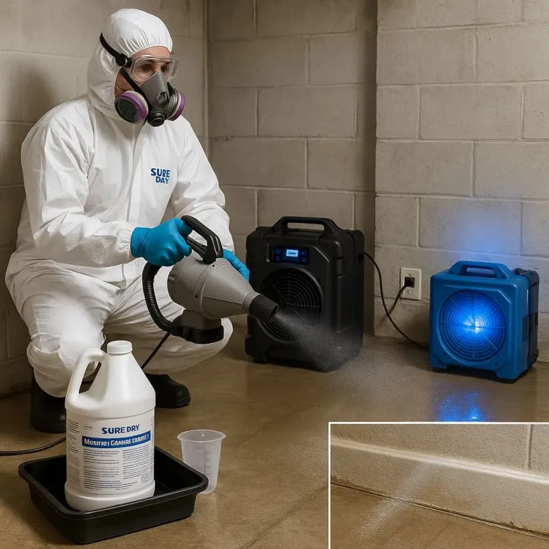 Sanitization and Odor Removal process in Garfield Heights, OH